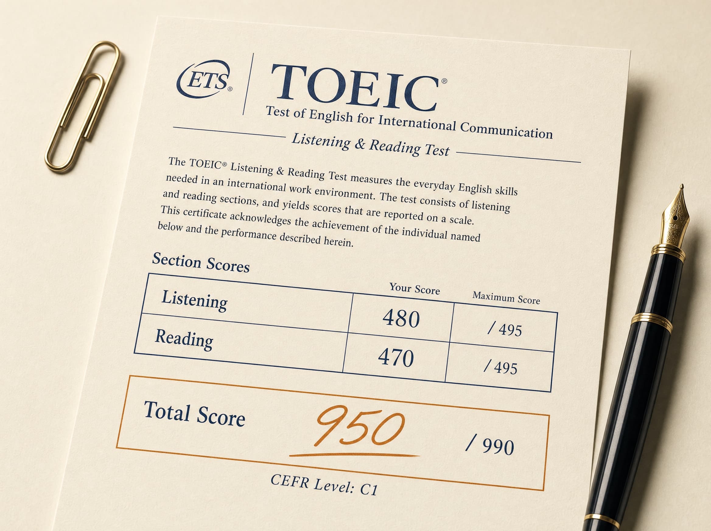 TOEIC editorial illustration