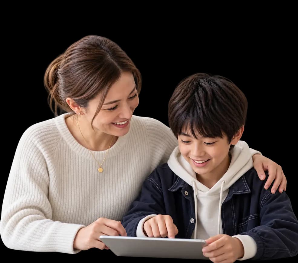 Flalingo Kids ile İngilizce öğrenen çocuk ve ebeveyni