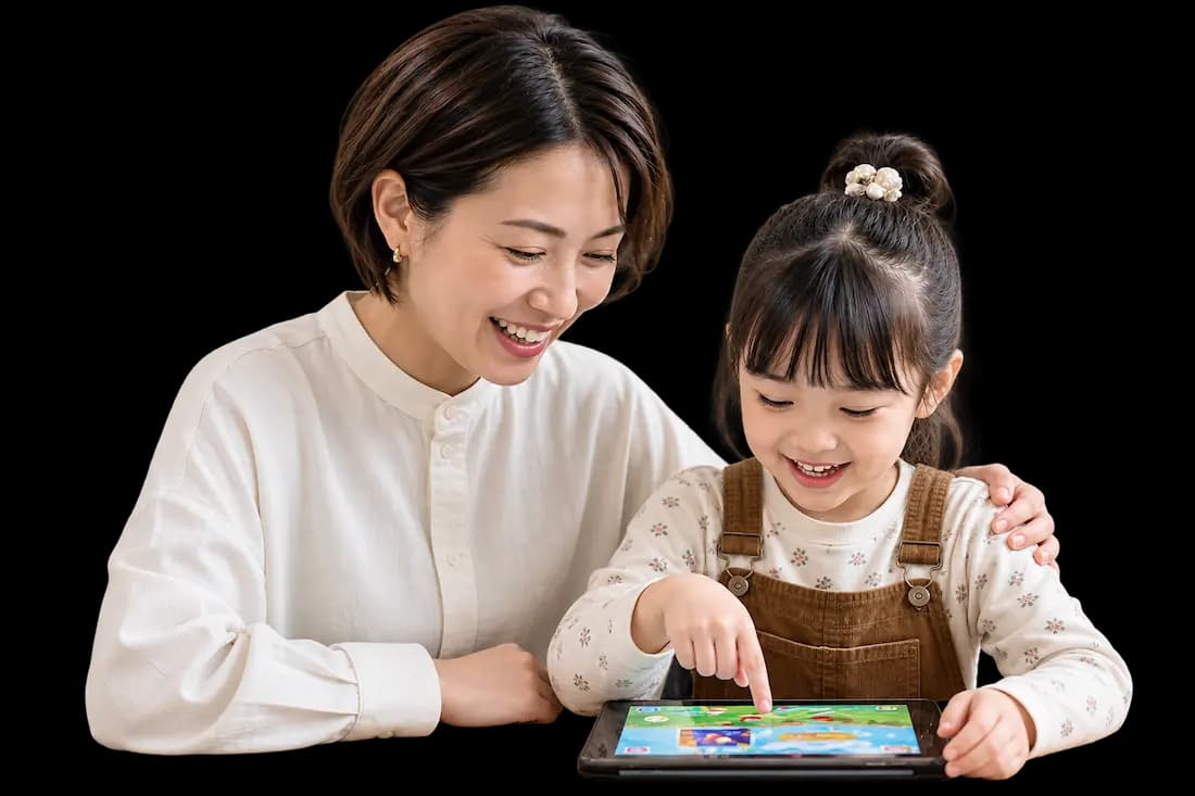 Flalingo Kids ile İngilizce öğrenen çocuk ve ebeveyni