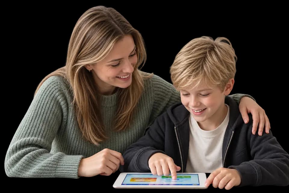 Flalingo Kids ile İngilizce öğrenen çocuk ve ebeveyni