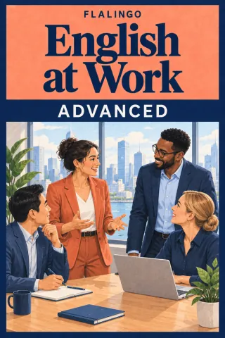 Okładka książki English at Work — Advanced