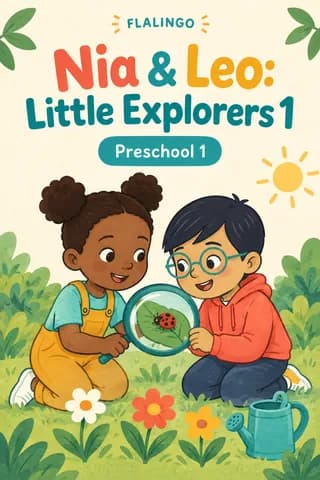 Okładka książki Nia & Leo: Little Explorers 1